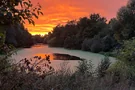 Sonnenuntergang am Fennsee