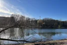 Lietzensee mit Blick auf Berliner Funkturm 